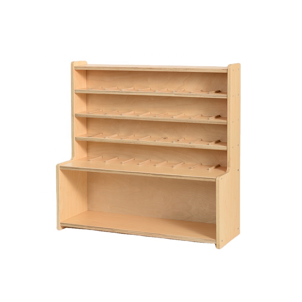 Montessori Kindergarten Preschool Daycare Furniture Wooden Kids Storage