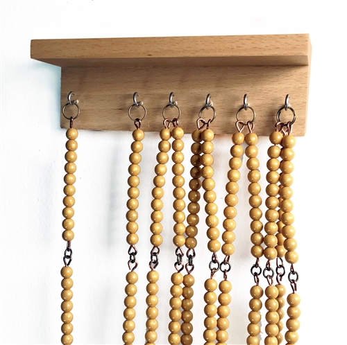 Montessori Wooden Toys For Kids Wooden Rack Frame For Golden Bead Chain - Buy Montessori Wooden Rack For Golden Beads Chains,Montessori Kids Wooden...