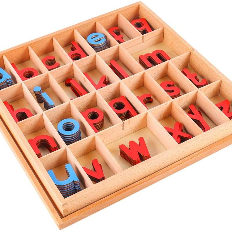 Starlink Early Education Toys Wooden Movable Alphabets Toys Montessori Language Materials - Buy Motessori Materials Letter Toys,Montessori Language...